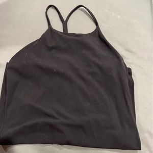 lululemon black tank top size 6